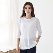 엄마옷 마담4060 무지칠부티셔츠-RATE204005-