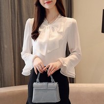 디아리스 여신 리본 블라우스 6563