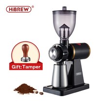 반자동 커피머신 hibrew 8 설정 에스프레소 또는 아메리칸 드립 커피용 전기 커피, 그라인더 탬퍼, 협력사, 영국