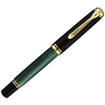 펠리컨 만년필 F 글자 녹색 줄무늬 수베레인 M800 정규 수입품