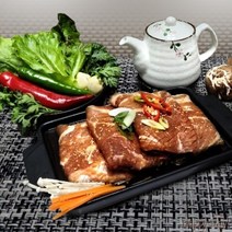 양념돼지갈비_왕구이_수입_돼지고기_4kg_10대_대용량_돼지_갈비_숯불_구이_고기_업소용_식당용, 단품, 단품