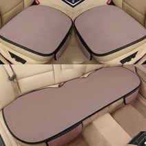 리버폭스 초 극세사 시트커버 겨울용 방석 앞좌석 2개 뒷좌석 1개 풀세트, 블랙핑크