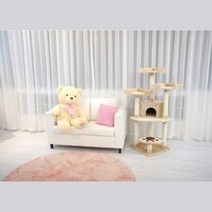 놀이터 캣폴 스크래쳐 고양이 캣타워 만들기 호텔 DIY, 그레이