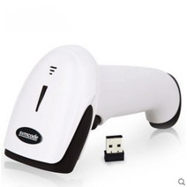 유니크비젼 UV-7100 무선 바코드스캐너 무선스캐너 uv7100, MJ-2080  화이트