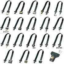 FPC 리본 플랫 HDMI 호환 케이블 D5 FPV HD 90 도 왼쪽 오른쪽 어댑터 20 핀 피치 멀티콥터 항공 사진, 20 A3-A4_03 15cm