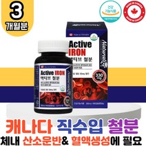 고함량 캐나다 직수입 철분 1박스 임산부 산모 어린이 영양제 푸마르산제일철 철 철분제 추천 온가족 성장기 키즈 청소년 초등학생 유아 여성 노인 직장인 혈액 생성 산소운반 Iron 출산선물 임신 축하 선물 보조제 보충제 직구