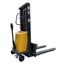 입식지게차 유압 리프팅 전동 팔레트, 충전식 반전기 스태커 2톤 1.6m