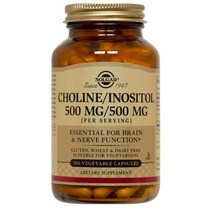 솔가 콜린 이노시톨 500mg 베지터블 100캡슐 1개, 100정