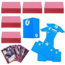 DeELF Panda Card Sleeves 500 ct TCG MTG 카드 슬리브 벌크 데크 프로텍터 표준 카드 슬리브 코드 매직 더 게더링 포켓몬 및 수집용 게임 카드, Pink Matte