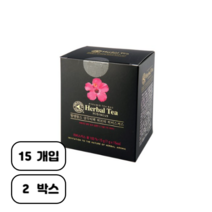 탐앤탐스 삼각 티백 허브티 (히비스커스), 1g, 30개입