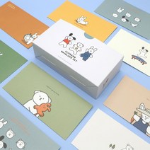 핑크풋 꼬망 가로봉투 세트, 단품, 단품
