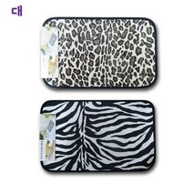 극세사 발매트-대(약42x90cm) 뒷면 미끄럼방지, 지브라