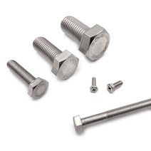 스텐 육각 볼트 SUS 너트 미리 인치 머신 규격 M4 부터 M24 5/16 부터 3/4, M12(12mm), 150mm, 1개