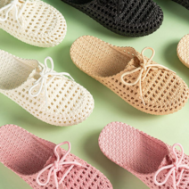 보드미 말랑한슬리퍼 막힌 말랑한 슬리퍼 라탄 여름 샌들 비치웨어 휴양지