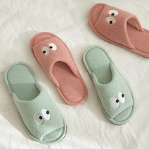 보들보들한 자수 니트 실내화 거실화 키치 2sizes