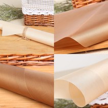 업소용 데크오븐 재사용 가능한 내유성 종이 베이킹 오븐 툴 10 개 40x60Cm 또는 비 스틱 롤 포함, 06 40x30cm coffee