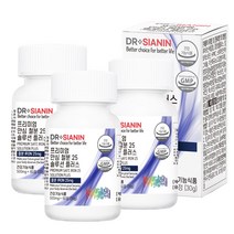 닥터시아닌 프리미엄 안심 철분 25 솔루션 플러스, 3개, 60정