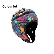 미식축구헬멧 성인 마스크 보호장비 헬멧 스포츠 럭비 헤드 가드 소프트 플래그 미국 축구 패딩 모자 보호 기어 크럼 캡 남성, [02] L, [04] colourful