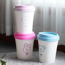 BT21 배치할수있는 스윙미니휴지통 어느곳에도 371382EA, 쿠팡@ 휴지통_타타