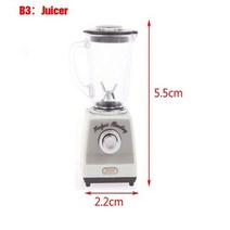 1:12 Dollhouse Miniature 메이커 주방 빵 기계 Juicer 커피 포트 크리스마스 컵 음료 모델, 13 B3