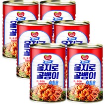 동원에프앤비 동원자연산 을지로골뱅이 300g x 6개(무침용) 골뱅이 무침