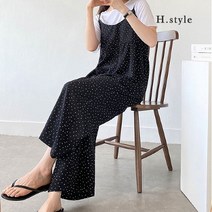 H스타일 (PT)도트점프수트