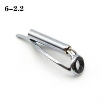 낚시 용품 -3.6MM DIY 액세서리 실버 프레임 SIC 링 팁 낚싯대 폴 가이드 탑 아이 수리 구성 요소, --6-2.2, 3.--6-2.2, 1개