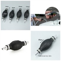 연료 펌프 6mm 8mm 10mm 12mm 고무 알루미늄 핸드 라인 프라이머 전구 자동차 보트 해양 선외 1 피스, 01 6mm