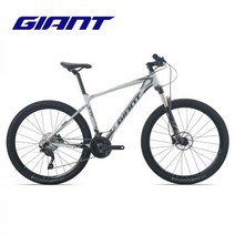 Giant XTC 800 자전거 기압 쇼크 업소버 30단 알루미늄 합금 유압 디스크 브레이크 남성용 산악, 30단_실버 그레이 155-165cm 27.5×14