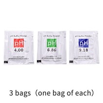 3/6/15pcs PH 4.00 6.86 9.18 솔루션 캘리브레이션 버퍼 파우더 정확도 0.01PH 테스터 미터 디지털 측정, [01] 3pcs