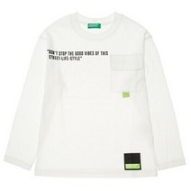 [AK수원점] [베네통키즈]3VR5C106J 포켓 티셔츠