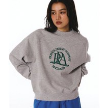 [빠른출고]/프렌다 MAIN LOGO CREWNECK RAGLAN SWEATSHIRT GRAY