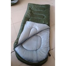 백패킹 2인용 침낭 캠핑 사계절 차박 1인용 동계침낭 영하 15 25 도까지 3KG 두껍게하십시오. 내한성 방수 따뜻한 침낭., GREEN3.5