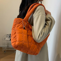식빵백미니 퀼티드 패딩 가방 누빔 구름 마이크로 버블 여성 숄더 토트백 5colors