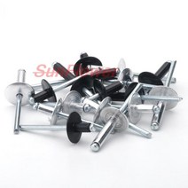 20-40pcs 알루미늄 대형 플랜지 팝 오픈 중공 블라인드 리벳 캡 리프 볼트 스포이드 셀프 플러그 장식 풀, 10 35mm_06 20Pcs (M5 Black)