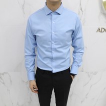 아도르클래식 무지 하이스판 프리미엄 정장 와이드 카라 드레스 와이셔츠