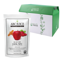 푸릇푸릇 abc 쥬스 청송 사과 유기농 제주 비트 국산 당근 ABC 주스 30포 60포 90포 120포 물넣지않은 100% NFC 착즙, 선물박스없는 벌크(60포)