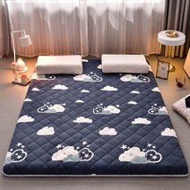 3단접이식매트리스 병원 토퍼 부드러운 접이식 매트리스 두꺼운 싱글 더블 사이즈 미끄럼