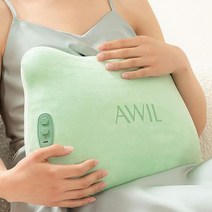 AWIL 열 등 마사지기 진정열 전동 시아츠 목과 깊은 조직 반죽 목 가정용 자동차 사무실 뜸 마사지 베개 릴렉스