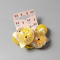 반반하니 고양이 별가루 아동머리끈 여아방울