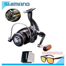 낚시전동릴 SHIMANO 혁신적인 방수 스피닝 릴 배스 파이크 낚시용 드래그 파워 낚시 20kg, 2000의 시리즈, Black BK 2 Thanks