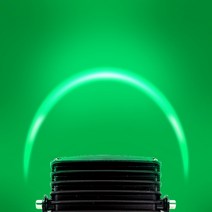DC 12V-60V 지게차 U형 LED 안전라인 램프 각도조절, 그린