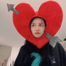 사랑 할로윈 큐피드 화살 모자 여성 파티 커플 사진, A