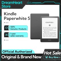 ebook리더기 오리지널 Kindle Paperwhite 5 전자책 리더 잉크 스크린 미니 휴대용 방수 스플래시 8 GB 32GB, [01] 만 전자 책 리더, [01] Black 32G, 1.만 전자 책 리더 - Black 32G