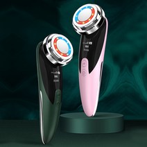 엔템 갈바닉 마사지기 진동클렌저 피부관리 홈케어, 핑크
