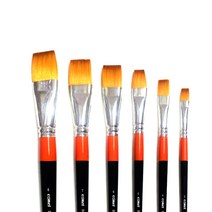 칠성당 948 구성붓 1~8호 일러스트 디자인 회화 입시 학교 교재용 붓, 8호(24013)