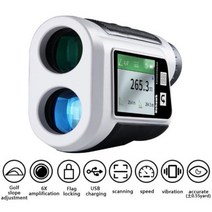 터치 스크린 범위 파인더 골프 망원경 충전식 레이저 rangefinder LCD 디스플레이 레이저 거리 측정기 플래그 잠금 600m, LCD white+600m