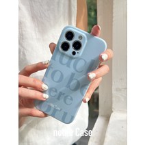 nothe Case 코코넛 아일랜드 아쿠아 블루 풀백 핸드폰 아이폰 소프트 케이스