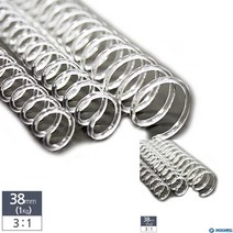 3대1 투명 PET 1Kg 38mm 코일링 플라스틱링 제본스프링 제본용스프링