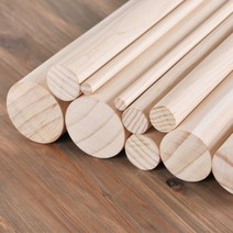 만물트럭 목봉 무료재단 나무봉 DIY 마크라매재료 원목봉 우드봉 목재, 목봉 2cm - 길이 110cm
